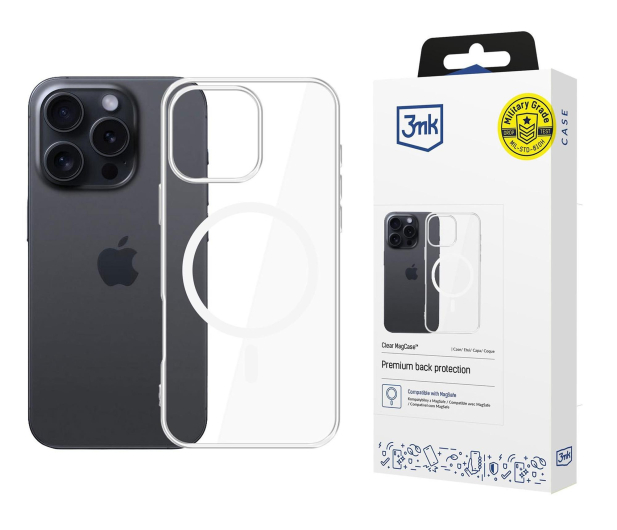 3mk Clear MagCase do Apple iPhone 16 Pro - 1511594 - zdjęcie
